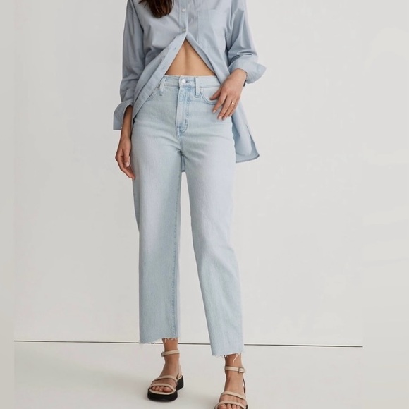 Madewell Denim - MADEWELL Perfect Vintage Wide-Leg Crop Jean 🌴